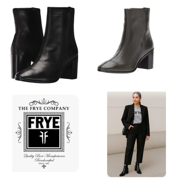 FRYE Women's Julia Bootie Boot Cognac Soft Nappa Lamb Size 10 $ 348 - Picture 15 of 15